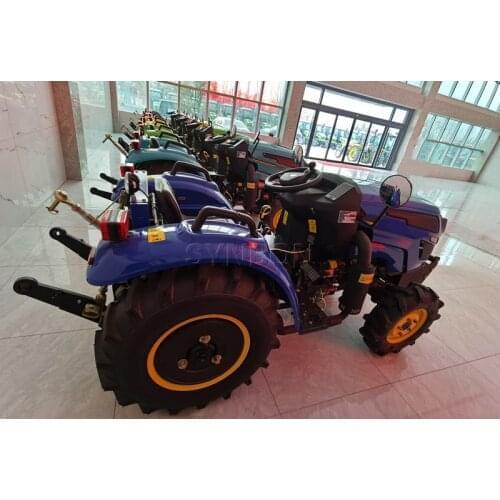 Greenhouse Tractor Hydraulic Farm Tractor 4WD 50HP Agriculture Machinery Garden Tractor SYNBON