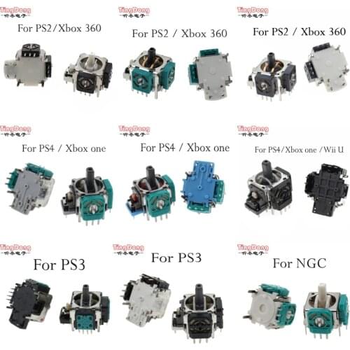 For Sony Dualshock 4 PS4 PRO PS2 PS3 Slim Controller 3pin 3d Rocker Joystick Axis Analog Sensor Repair Parts For xbox one 360