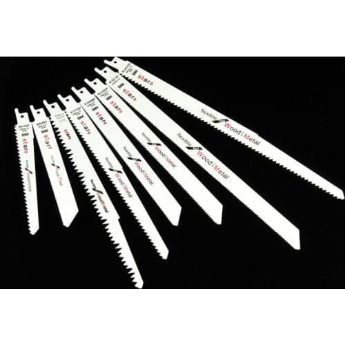 Universal Metal Curve Wood Saber Saw Blades 8pcs Reciprocating Saber Saw Blades Set Fine Cutting Power Tool Parts