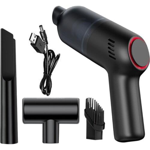 USB Rechargeable Cordless Vacuum Cleaner for Cleaning Dust Car Home Office 37MC