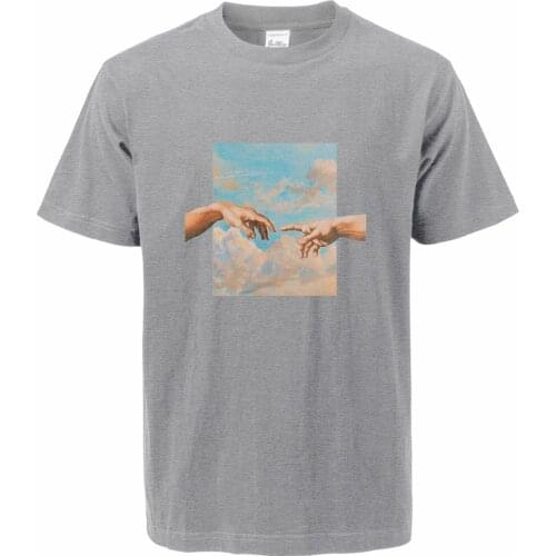 Michelangelo Genesis Vintage Retro T-Shirt Men Cotton T Shirt 2020 Tshirt Men Casual T-shirts Tops Tees Cool Tee Shirt