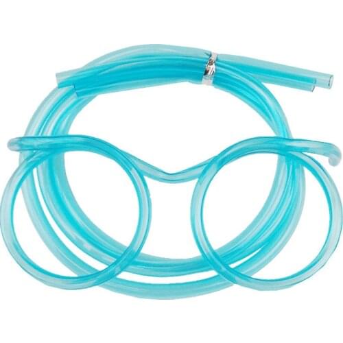 1PCS Drink Gags & Practical Jokes Fun Soft Plastic Straw Funny Glasses Drinking Toys Party Joke Kids Baby Birthday Party Toys