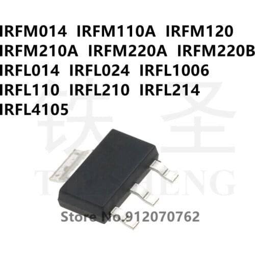 10PCS/LOT IRFM014 IRFM110A IRFM120 IRFM210A IRFM220A IRFM220B IRFL014 IRFL024 IRFL1006 IRFL110 IRFL210 IRFL214 IRFL4105 SOT-223