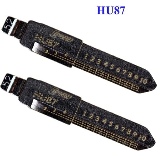 33# HYN15 38# HU101 39# DWO4R 40# CH1 50# HY15 HU87Car key blank with Engraved Line Folding key blank with tick marks