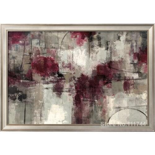 Abstract painting Stone Gardens by Silvia Vassileva art for living room Hand painted High quality