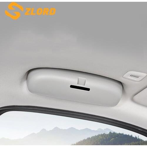 Zlord Car Glasses Holder Case Box for BMW 1/2/3/5 Series E90 E91 F30 F31 F34 320 328 F07 F10 F11 F48 520 528 X1 X3 X5 Parts