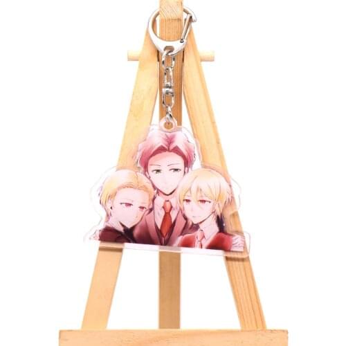 Anime MORIARTY THE PATRIOT William James Moriarty Cartoon Keychain Shen Qingqiu Luo Binghe Cute Acrylic Bag Pendant Keyring Toy