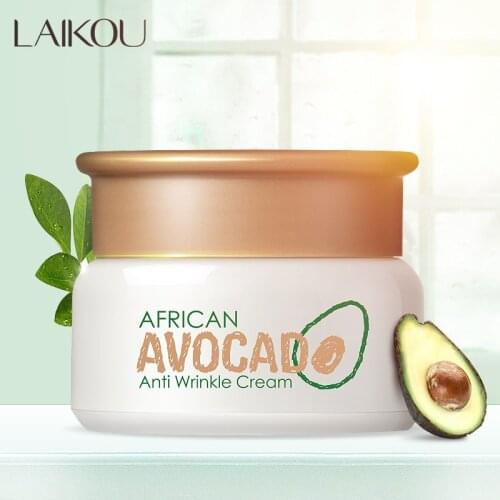 LAIKOU Avocado Day Cream Face Skin Care Anti Wrinkle Acne Treatment Skin Care Herbal Repair Whitening Moisturizing Anti Aging
