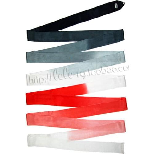 Two Gradient color Rhythmic Gymnastics Ribbon