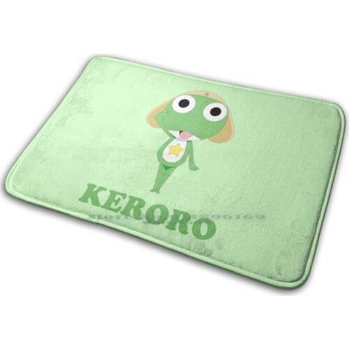 Keroro Gunsou Reporting Mat Rug Carpet Anti-Slip Bedroom Entrance Door Mat Keroro Gunsou Gunso Platoon Sgt Frog Anime Frog