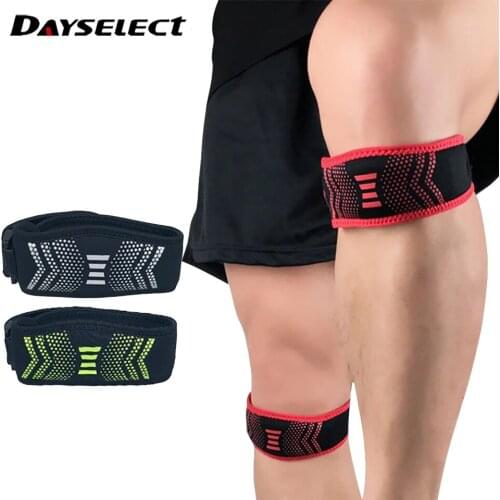Skin-friendly Slow Shock Compression Sports Hip Belt Adjustable Pressure Knee Pad Fitness Cycling Knee Support Braces