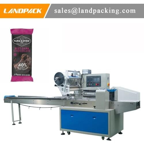 Multifunction Beet Chocolate Flow Wrap Machine Automatic Chocolate Pillow Bag Packing Machine