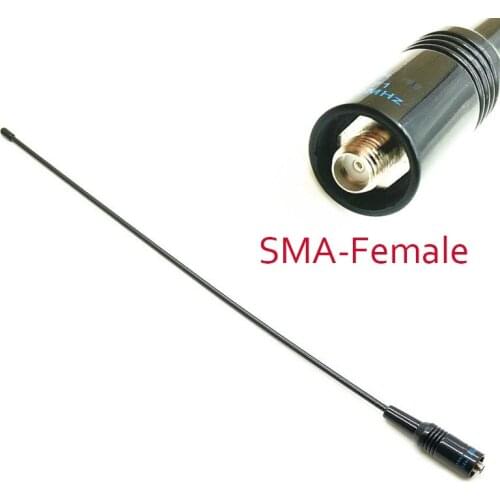 NA-771 Dual Band Flexible Antenna SMA Female male BNC Two Way Radio VHF/UHF 144/430MHz For BAOFENG UV-5R BF-888S Kenwood 1pc