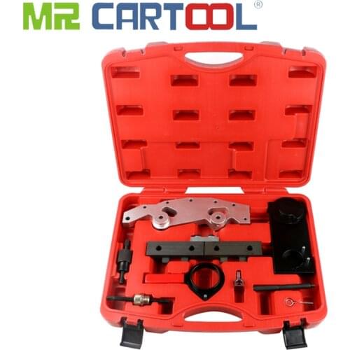 MR CARTOOL Engine Timing Tool Set Six Cylinder Single and Double Vanos Vanos Camshaft Locking Setting For BMW M52 M52TU M54 M56