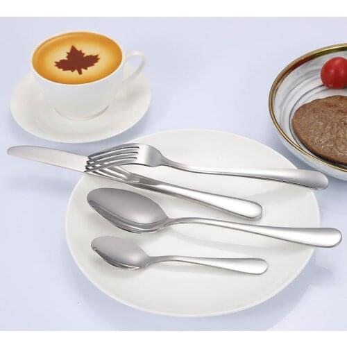 5-piece stainless steel tableware set Western tableware steak knives, forks and spoons eco friendly dish set