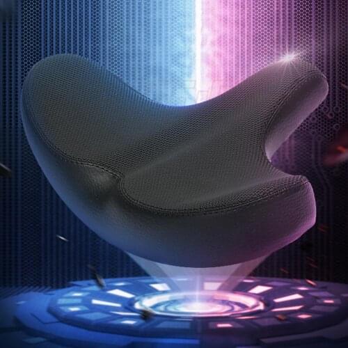 Bicycle Saddle Non-slip Easy to Install Breathable Extra Extended Seat Cushion for Bike