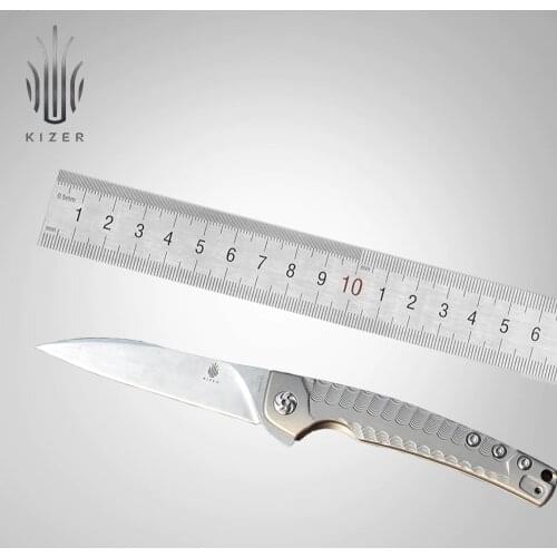 Kizer hunting knife KI3457A1/A2/A3 Splinter survival knife ball bearing knife high quality outdoor camping knife edc hand tools