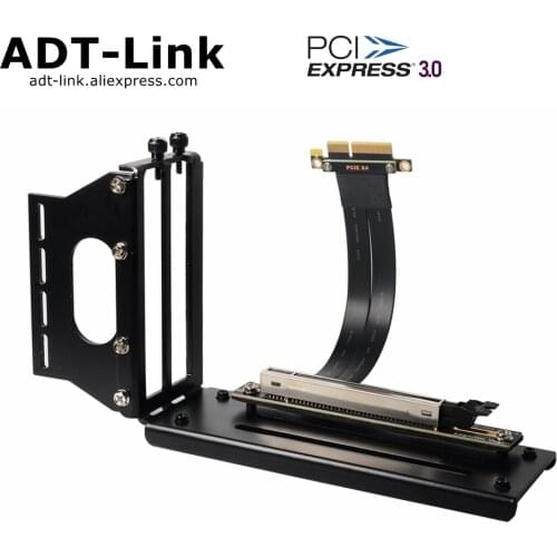 PCIe 3.0 Riser High Speed PC Graphics Cards GPU vertica Bracket PCI Express x4 x16 Cable extensor 16x 4x gpu riser cable