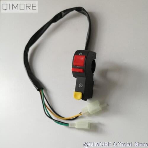 Kill Switch / Electric Starter Switch / Start Switch / Right Switch for Dirt Bike Pit Bike ATV QUAD Buggy 2X2 pins Male Plug