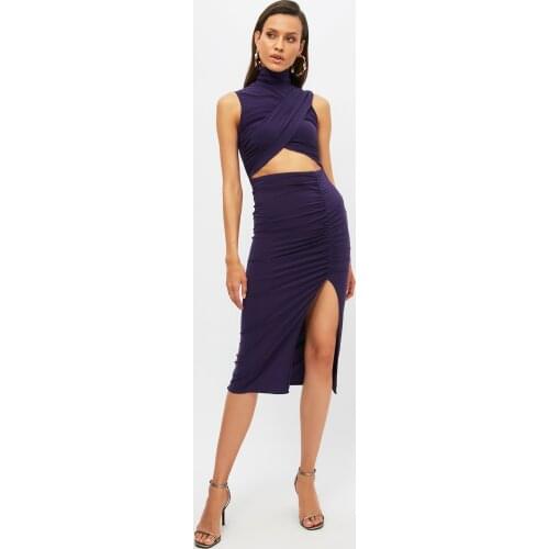 Trendyol Waist Detail Dress TPRSS21EL1398