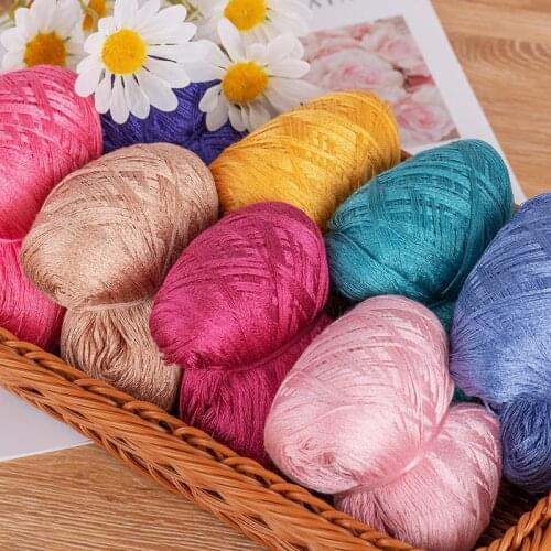 Mulberry silk, silk thread, ice silk thread, crochet thread, DIY handmade knitting, spring and summer fine wool