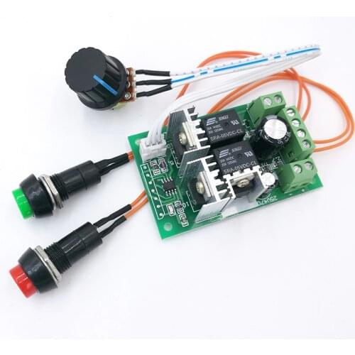 10A PWM dc motor controller forward and backward linear actuator governor speed control self-reset 6V/12V/24V
