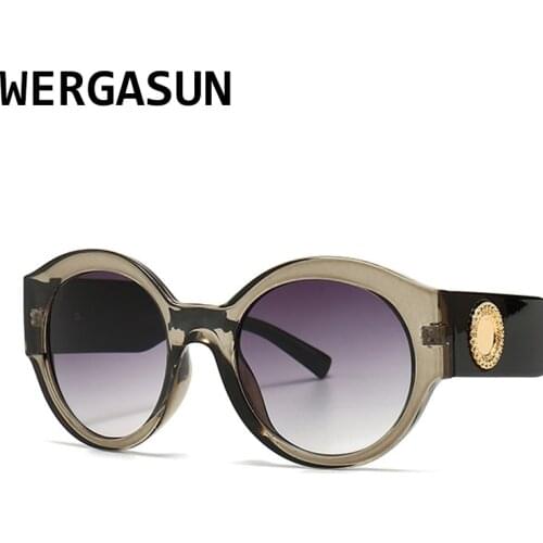 WERGASUN 2020 Fashion New Sunglasses Women Vintage Luxury Brand Glasses Mirror Classic Vintage Oculos De Sol Feminino UV400