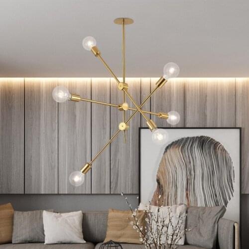 Nordic Modern Pendant Lights Long Pole Pedant Lamps Ceiling Art Decoration Hanging Lamp Bar Dining Kitchen Living Room ZM1109