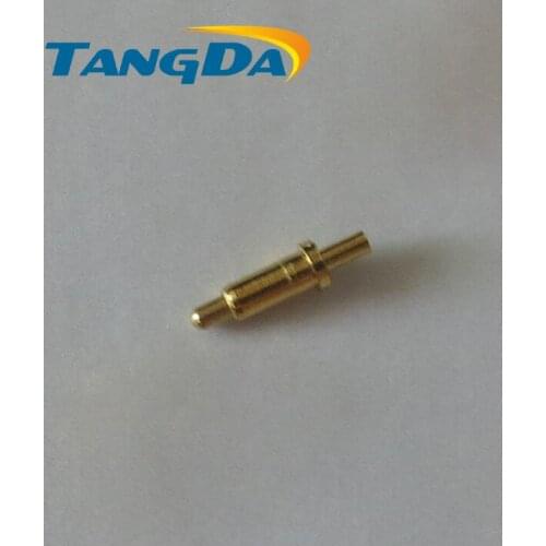 Tangda DHL/EMS D2*6.5mm+2mm tail 1K PCS pogo pin connector Battery spring 1P Through Hole 1.2A