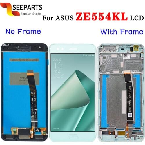 For ASUS Zenfone 4 ZE554KL Lcd Screen Display with frame Touch Digitizer Assembly replacement For ASUS ZenFone 4 ZE554KL Z01KD