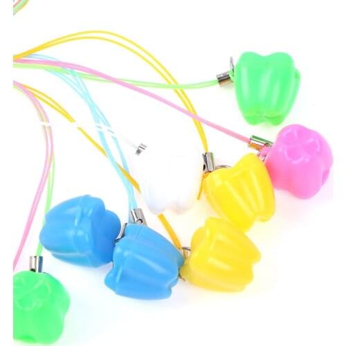 10pcs Colorful Baby Kids Tooth Storage Box Organizer Milk Teeth Keepsake Holder