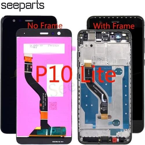 100% Tested For Huawei P10 Lite LCD Display + Touch Screen Digitizer Assembly Replacement P10 Lite WAS-LX1 WAS-LX1A WAS-LX2 LCD