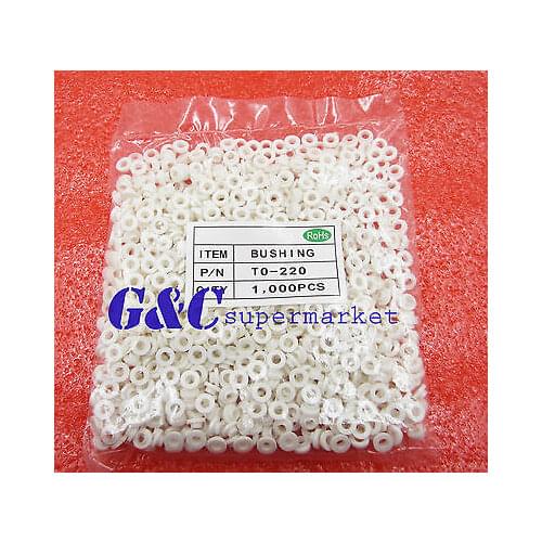 100pcs Insulating Tablets Insulation Bushing TO-220