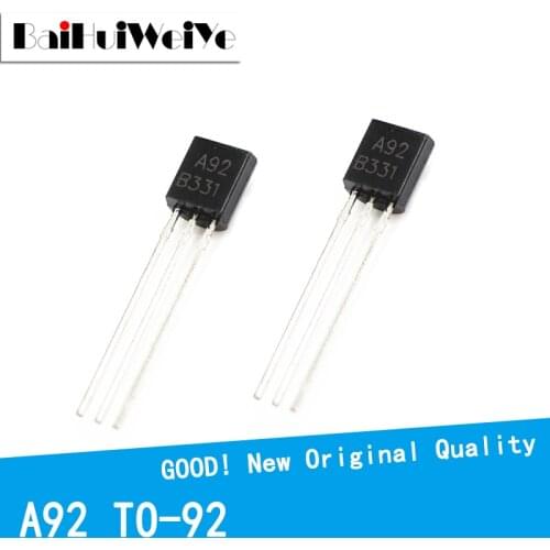 100PCS/LOT KSPA92 MPSA92 A92 2SA92 TO-92 Regulator Tube Triode Transistor New Original IC Chipset Good Quality