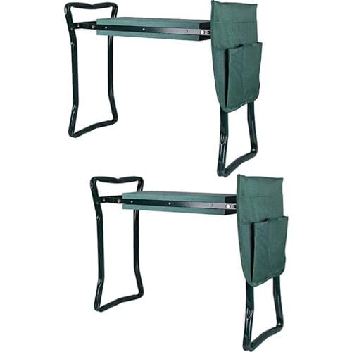 2 Pcs Tool Side Bag Pockets Pouch for Garden Bench Garden Kneeler Stools Gardening GQ
