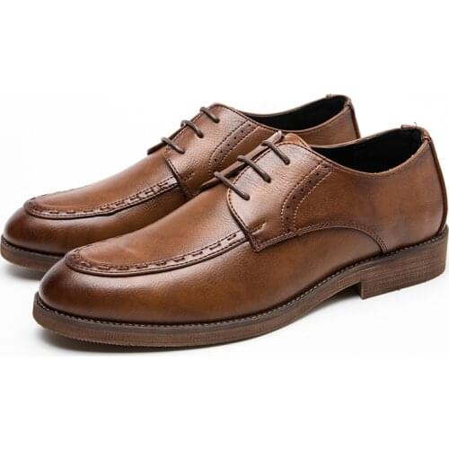 2021 Casual Leather Shoes High Quality Men Black Men Dress Shoes Male Oxford Footwear Moccasins Men Party Shoes