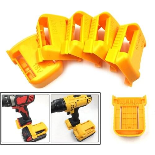 5pcs Battery Mount Storage Holder for Milwau M18 18V Battery Electrical Tools Battery Bracket Slot Hanging Buckle Parts