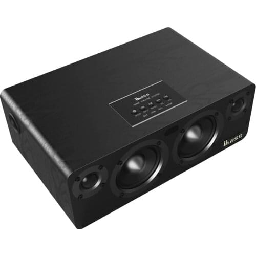 80W Bluetooth Bookshelf Speaker HD Audio TV Louderspeaker Home Computer Music Player SPDIF Wood Speakers Built-in TI3116 Chip