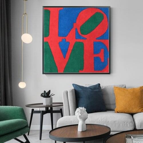 Abstract LOVE Graffiti Art Canvas Painting on The Wall Posters and Prints Street Wall Art Pictures for Living Room Home Decor