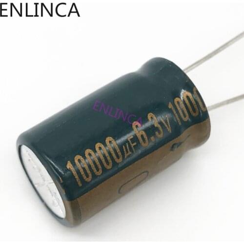 30pcs/lot 6.3V 10000UF 16*25 Low ESR / Impedance high frequency aluminum electrolytic capacitor 10000UF 6.3V 16*25 20