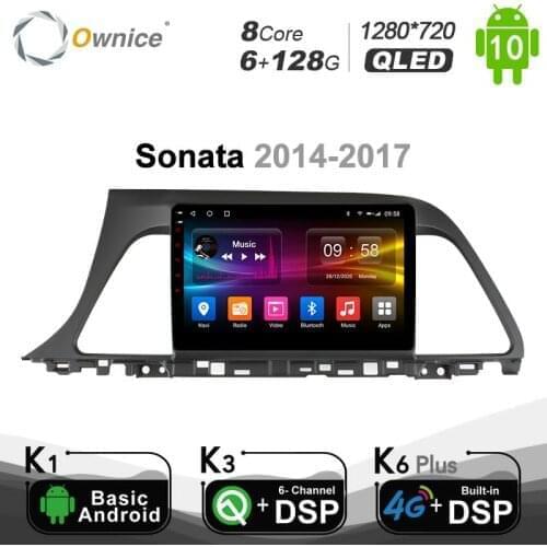 6G 128G Ownice Octa Core Android 10.0 Car Radio DVD Player for Hyundai Sonata 6 YF i40 i45 2009-2014 2 Din Audio head units