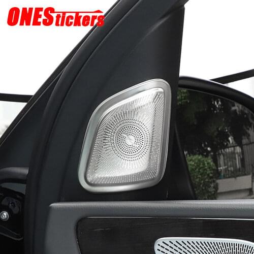 For Mercedes Benz GLE GLS Class W167 V167 AMG GLE53 X167 GLE350/450 2020 Car Accessories Front A Pillar Audio Speaker Cover Trim