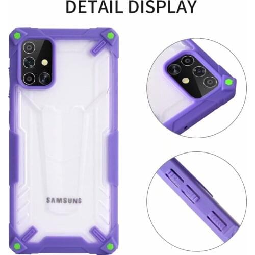 For Samsung Galaxy A71 A51 A11 Case Soft Silicone Transparent shockproof protective Back Cover Case For Samsung M31 A10S A11 A51