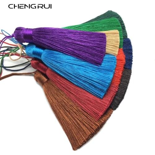 CHENGRUI L76,8cm,tassel,silk fringe,craft tassels,fringe for curtain,tassels for jewelry diy,fringe curtain,2pcs/bag