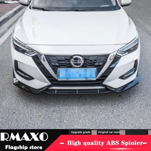 For NIssan Sentra Body kit spoiler 2020-2021 For SYLPHY ABS Rear lip rear spoiler front Bumper Diffuser Bumpers Protector