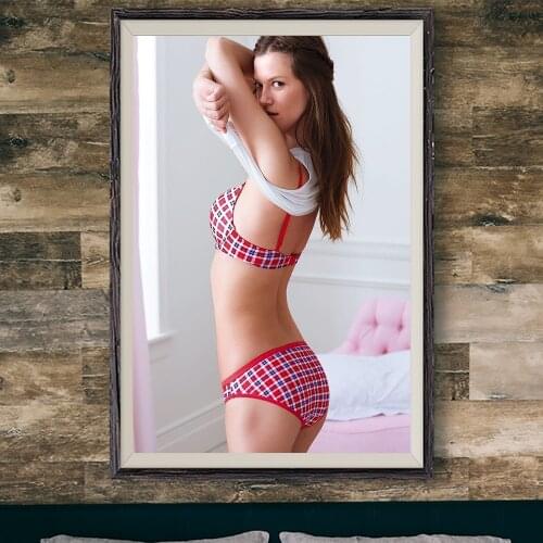 E403 Kasia Struss Sexy Model Movie Star Wall Silk Cloth Poster Art Home Decoration Gift