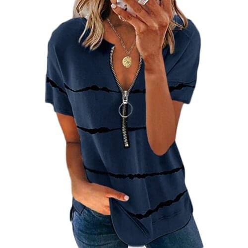 Женские полосатые футболки Elimiiya China At AliExpress