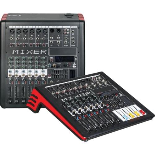 Mixing console recorder 48 V phantom power monitor AUX effect path 8-10 channel audio mixer USB 99 DSP effects TAi