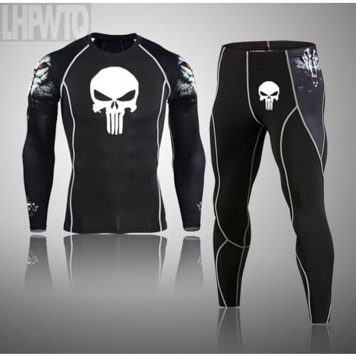High Quality Compression Mens Sport Suits Running Clothes Sports Thermal Underwear Joggers Training Fitness Tracksuits