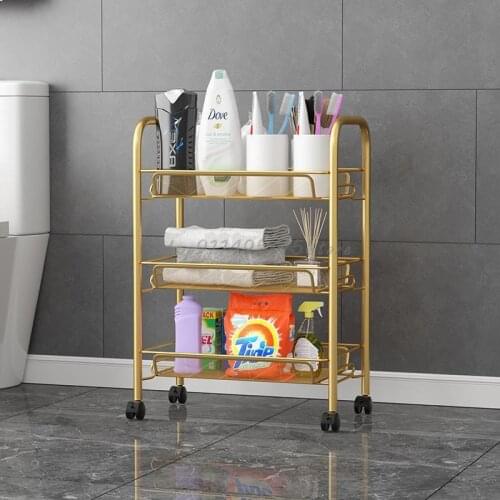 Bathroom Toilet Cart Rack Floor-standing Toilet Toilet Storage Rack Bathroom Supplies Daquan Artifact